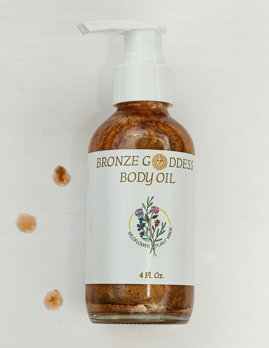 Bronze Goddess Body Oil Wildflower Plant Magic