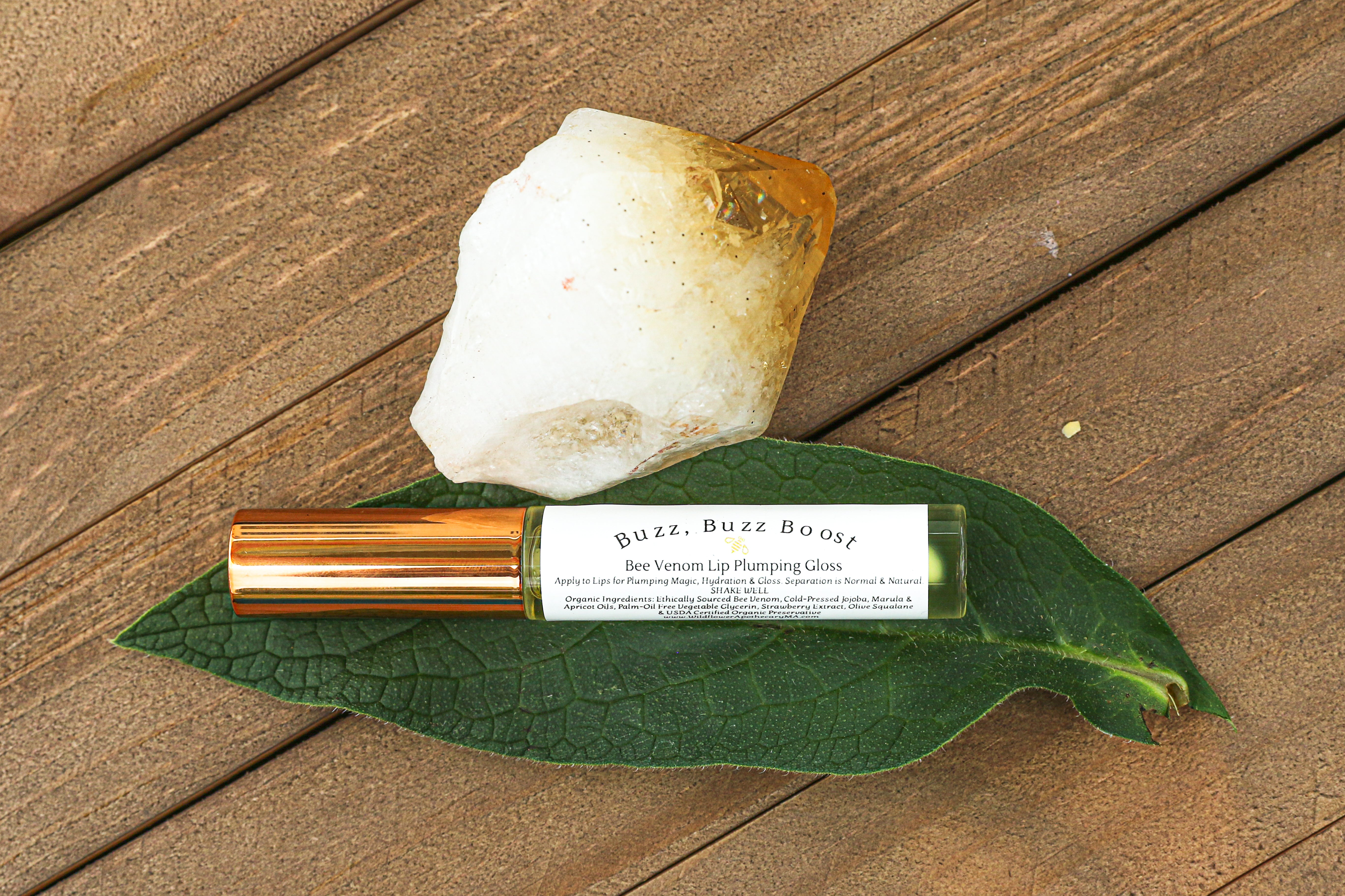 Buzz, Buzz Boost Bee Venom Lip Plumping Gloss